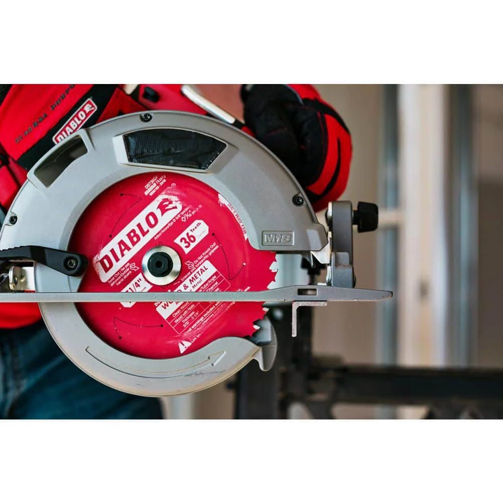 DIABLO 7-1/4 in. x 36-Tooth Wood & Metal Circular Saw Blade 7 DIABLO 7-1/4 in. x 36-Tooth Wood & Metal Circular Saw Blade - Image 5
