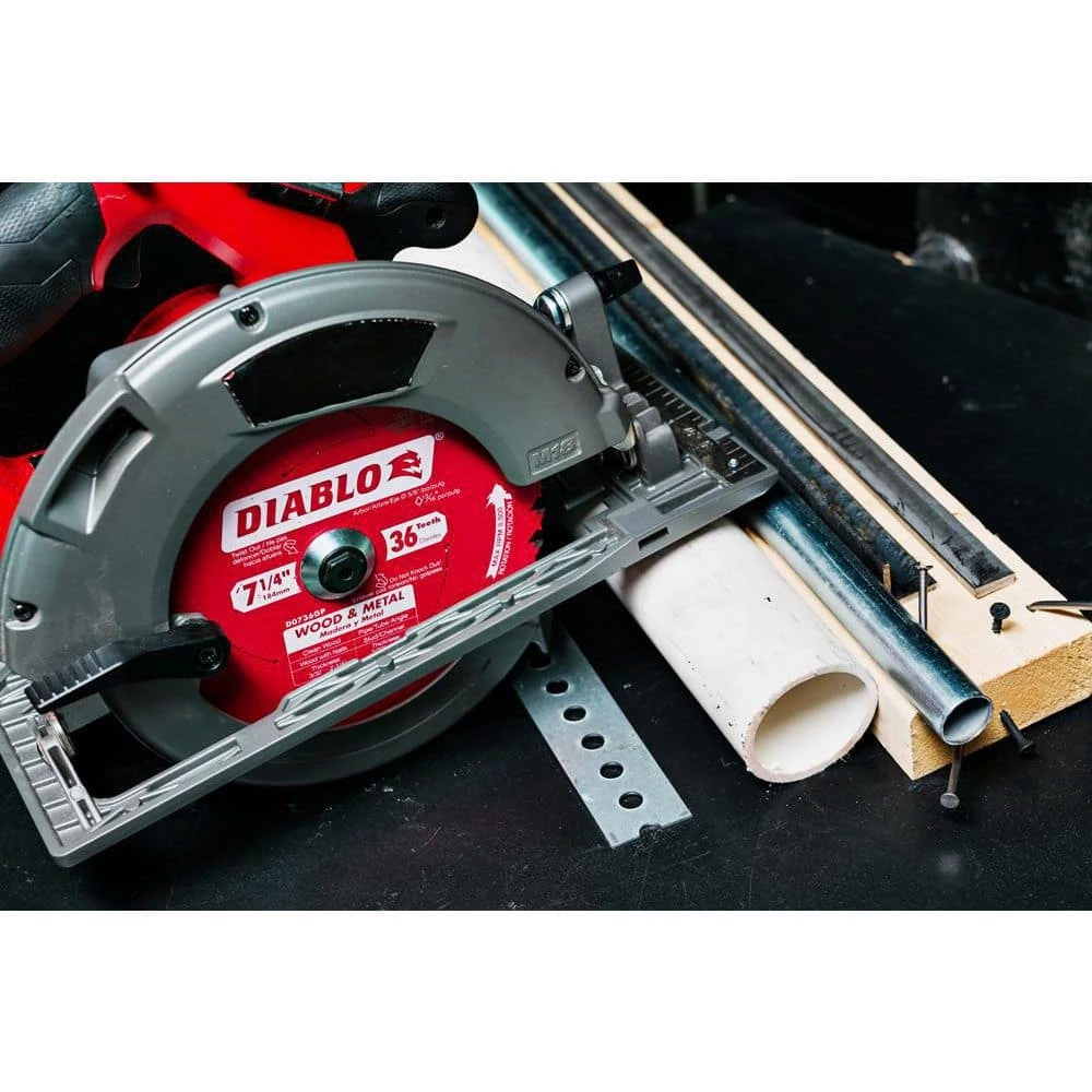 DIABLO 7-1/4 in. x 36-Tooth Wood & Metal Circular Saw Blade 5 DIABLO 7-1/4 in. x 36-Tooth Wood & Metal Circular Saw Blade - Image 3
