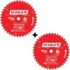 DIABLO 7-1/4 in. x 40-Tooth Finish Saw Blade (2-Pack) -Diablo Shop diablo circular saw blades d0740p 64 1000