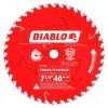 DIABLO 7-1/4 in. x 40-Tooth Finish Circular Saw Blade -Diablo Shop diablo circular saw blades d0740r 64 1000