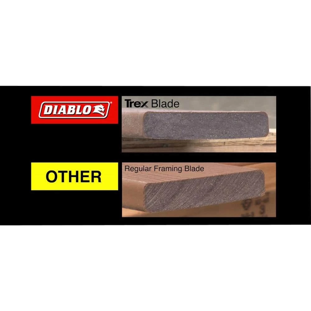 DIABLO TREXBlade 7-1/4 in. x 44-Tooth Composite Material/Plastics Circular Saw Blade 6 DIABLO TREXBlade 7-1/4 in. x 44-Tooth Composite Material/Plastics Circular Saw Blade - Image 4