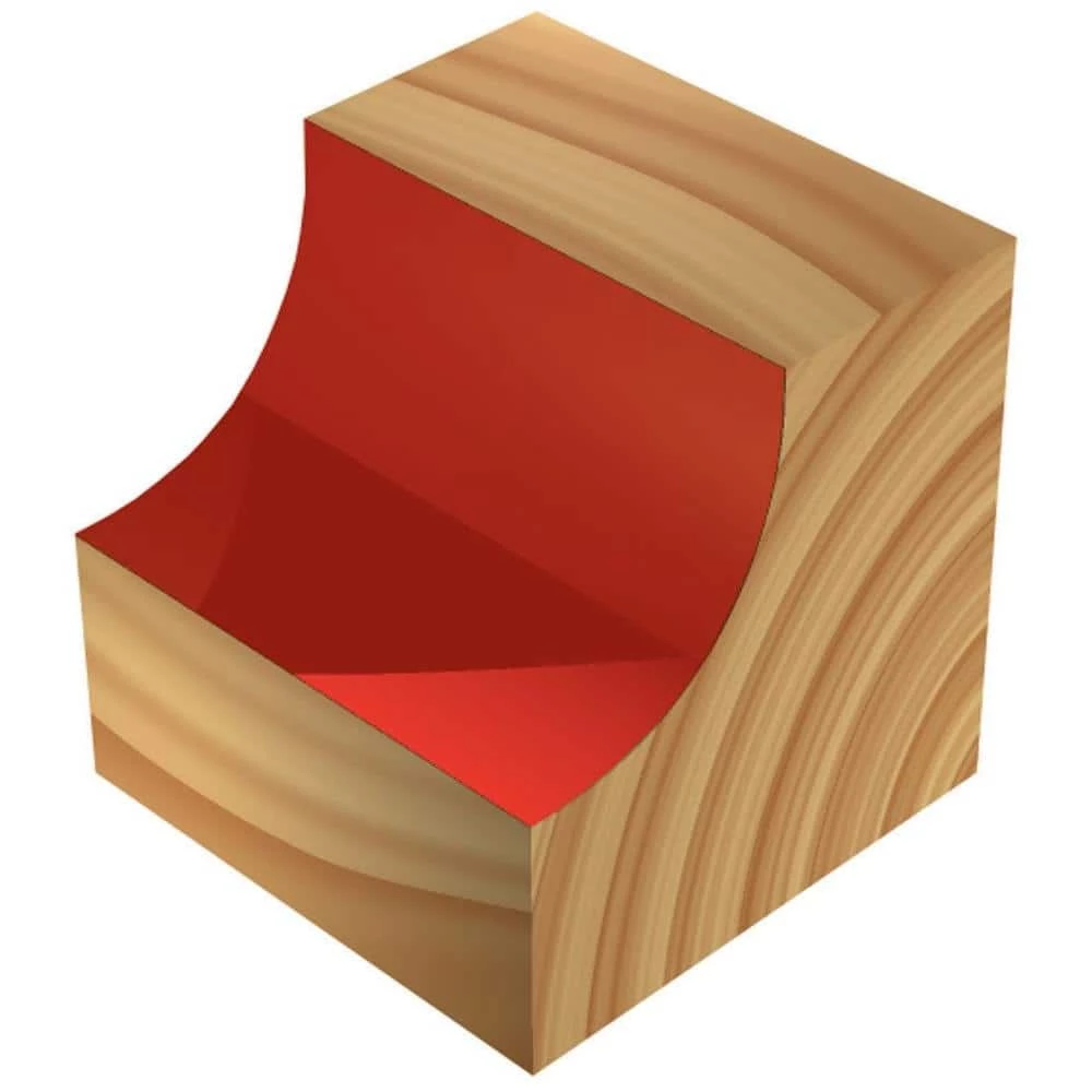 DIABLO 1/2 in. Radius Cove Router Bit 4 DIABLO 1/2 in. Radius Cove Router Bit - Image 2