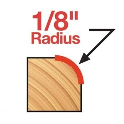 DIABLO 1/8 in. Carbide Rounding Over Router Bit -Diablo Shop diablo edge router bits dr34104 4f 1000