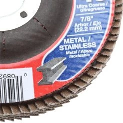 DIABLO 4-1/2 in. 40-Grit Steel Demon Grinding and Polishing Flap Disc with Type 29 Conical Design -Diablo Shop diablo flap discs dcx045040n01f 40 1000 1