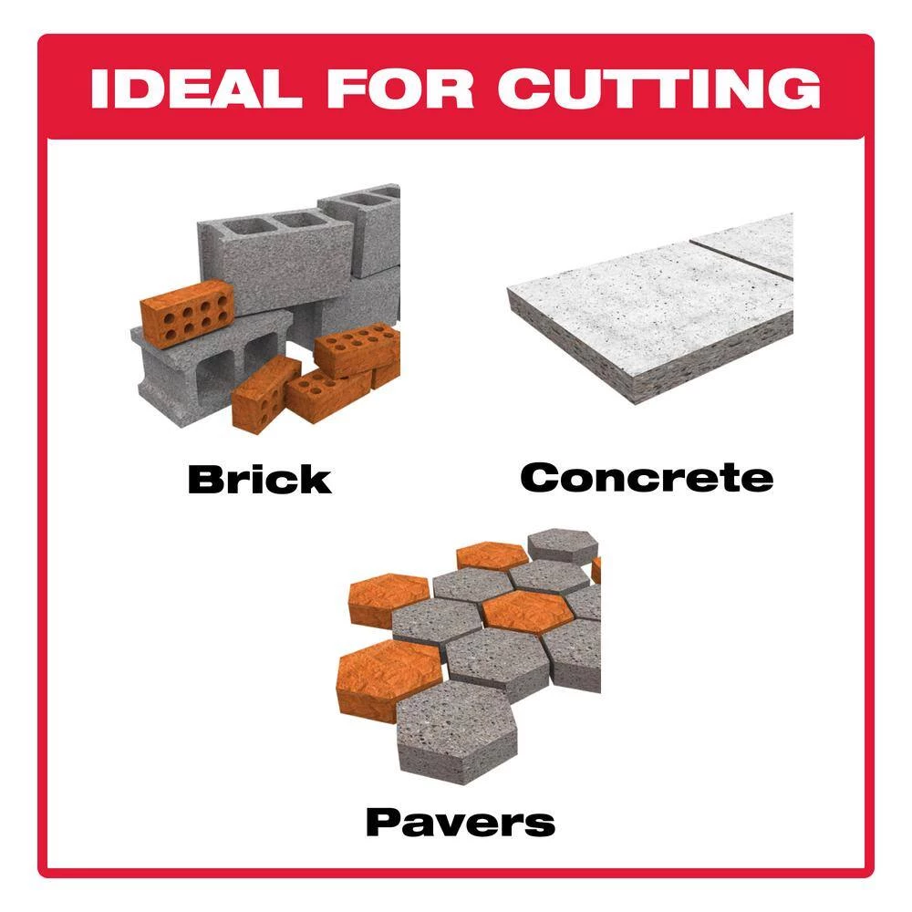 DIABLO 4 in. x 1/8 in. x 5/8 in. Masonry Cutting Disc with Depressed Center 4 DIABLO 4 in. x 1/8 in. x 5/8 in. Masonry Cutting Disc with Depressed Center - Image 2