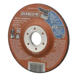 DIABLO 4-1/2 in. x 1/4 in. x 7/8 in. Metal Grinding Disc with Type 27 Depressed Center 7 DIABLO 4-1/2 in. x 1/4 in. x 7/8 in. Metal Grinding Disc with Type 27 Depressed Center -Diablo Shop diablo grinding wheels cut off wheels dbd045250701f c3 1000 1