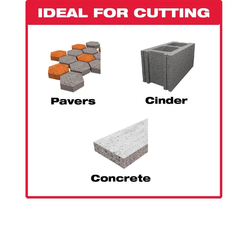 DIABLO 5 in. x 1/16 in. x 7/8 in. Masonry Cutting Disc 4 DIABLO 5 in. x 1/16 in. x 7/8 in. Masonry Cutting Disc - Image 2