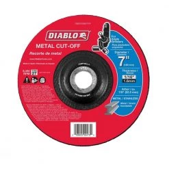 DIABLO 7 in. x 1/16 in. x 7/8 in. Metal Cut-Off Disc with Type 27 Depressed Center