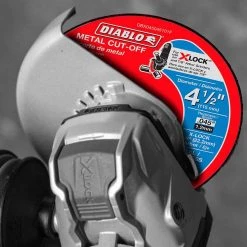 DIABLO 4-1/2 in. Thin Kerf Metal Cut-Off Disc for X-Lock and All Grinders (Buy 3 Get 2 Free) (5-Pack) -Diablo Shop diablo grinding wheels cut off wheels dbx045045105p 1f 1000