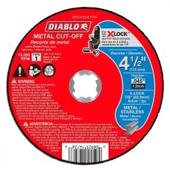 DIABLO 4-1/2 in. Thin Kerf Metal Cut-Off Disc for X-Lock and All Grinders (Buy 3 Get 2 Free) (5-Pack)