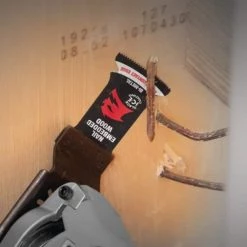 DIABLO 2-1/2 in. Universal Fit Bi-Metal Oscillating Blade for Nail-Embedded Wood -Diablo Shop diablo oscillating tool attachments dou250bw 31 1000