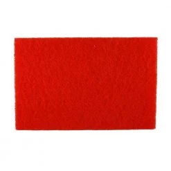 DIABLO 12 in. x 18 in. Non-Woven Red Buffer Pad