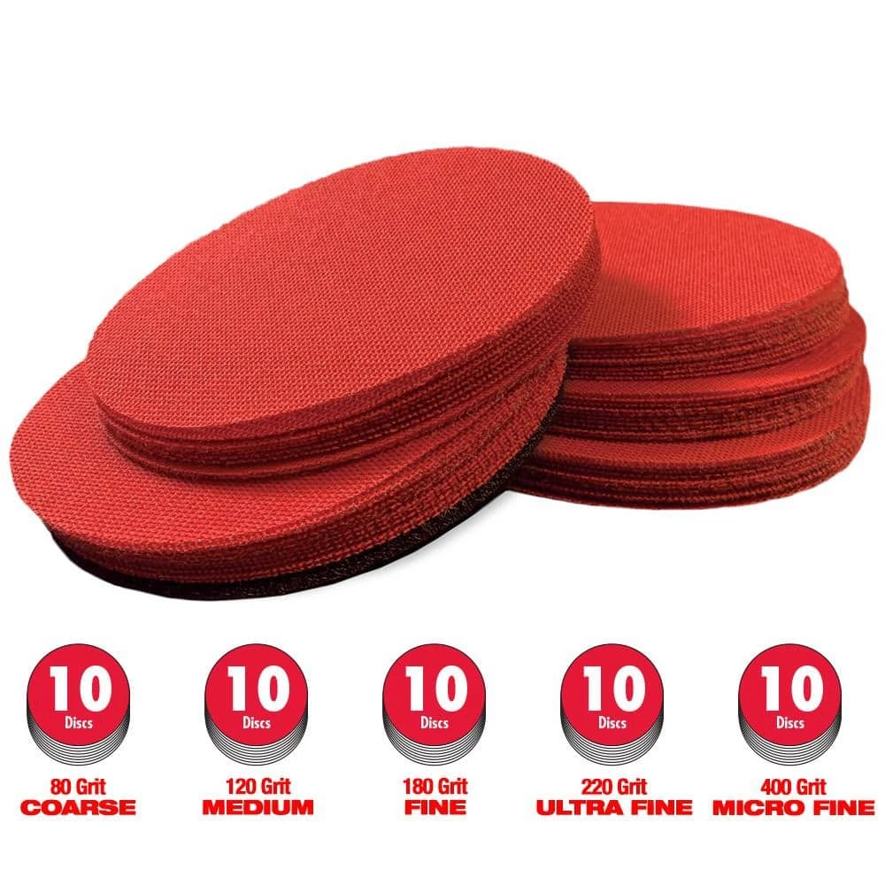 DIABLO 5 in. SandNet Coated Assorted Disc (50-Pack) 4 DIABLO 5 in. SandNet Coated Assorted Disc (50-Pack) - Image 2