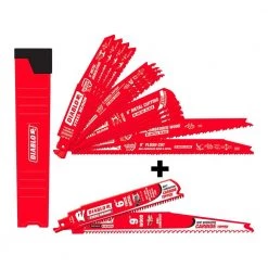 DIABLO Bi-Metal Reciprocating Saw Blade Set 14 pc with 2 Free Carbide Blades (16-Piece)