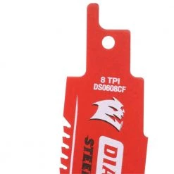 DIABLO 6 in. 8 TPI Steel Demon Carbide Reciprocating Saw Blade for Thick Metal Cutting -Diablo Shop diablo reciprocating saw blades ds0608cf 40 1000
