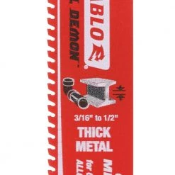 DIABLO 6 in. 8 TPI Steel Demon Carbide Reciprocating Saw Blades for Thick Metal Cutting (3-Pack) -Diablo Shop diablo reciprocating saw blades ds0608cf3 1d 1000