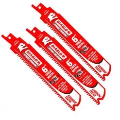 DIABLO 6 in. 8 TPI Steel Demon Carbide Reciprocating Saw Blades for Thick Metal Cutting (3-Pack)