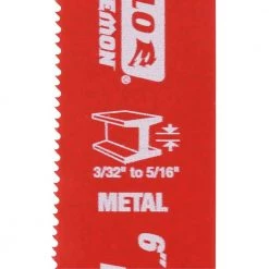 DIABLO 6 in. 14/18 TPI Steel Demon Bi-Metal Reciprocating Saw Blades for Medium Metal Cutting (15-Pack) -Diablo Shop diablo reciprocating saw blades ds0614bf15 a0 1000