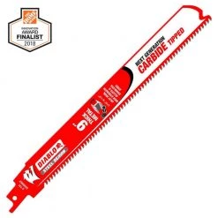 DIABLO 9 in. 8 TPI Steel Demon Carbide Reciprocating Saw Blade for Thick Metal Cutting -Diablo Shop diablo reciprocating saw blades ds0908cf 1d 1000