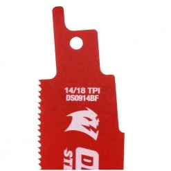 DIABLO 9 in. 14/18 TPI Steel Demon Bi-Metal Reciprocating Saw Blades for Medium Metal Cutting (5-Pack) -Diablo Shop diablo reciprocating saw blades ds0914bf5 a0 1000