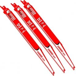 DIABLO 12 in. 5/7 TPI Demo Demon Carbide Reciprocating Saw Blades for Nail-Embedded Wood Cutting (3-Pack)