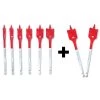 DIABLO 6-Piece SPEEDemon High Speed Steel Spade Bit Set with 2-Bonus Bits (8-Piece) -Diablo Shop diablo spade drill bits dsp2920 s6 2 64 1000
