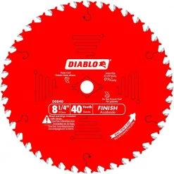 DIABLO 8-1/4 in. x 40-Tooth Finish Circular Saw Blade