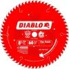 DIABLO 8-1/2 in. x 60-Tooth Fine Finish Slide Miter Circular Saw Blade -Diablo Shop diablo table saw blades miter saw blades d0860s 64 1000