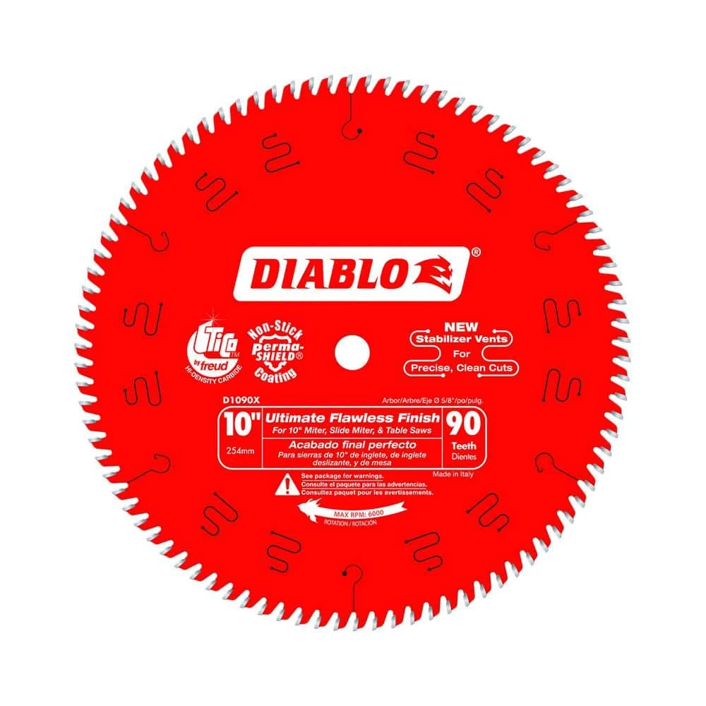 DIABLO 10 in. x 90-Tooth Ultimate Polished Finish Circulaw Saw Blade (25-Pack) 3 DIABLO 10 in. x 90-Tooth Ultimate Polished Finish Circulaw Saw Blade (25-Pack)