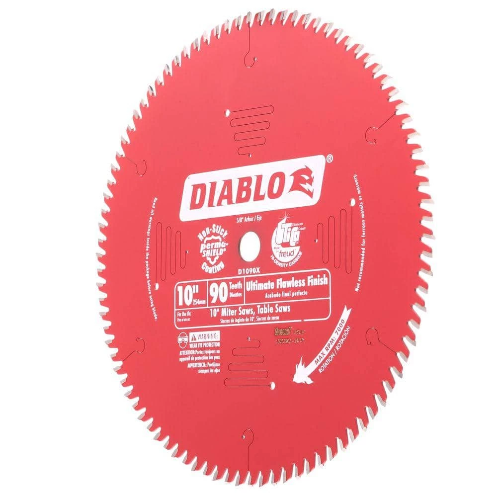 DIABLO 10 in. x 90-Tooth Ultimate Polished Finish Circulaw Saw Blade (25-Pack) 5 DIABLO 10 in. x 90-Tooth Ultimate Polished Finish Circulaw Saw Blade (25-Pack) - Image 3