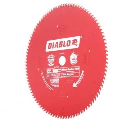 DIABLO 12 in. x 100-Tooth Ultimate Polished Finish Circular Saw Blade -Diablo Shop diablo table saw blades miter saw blades d12100x 40 1000