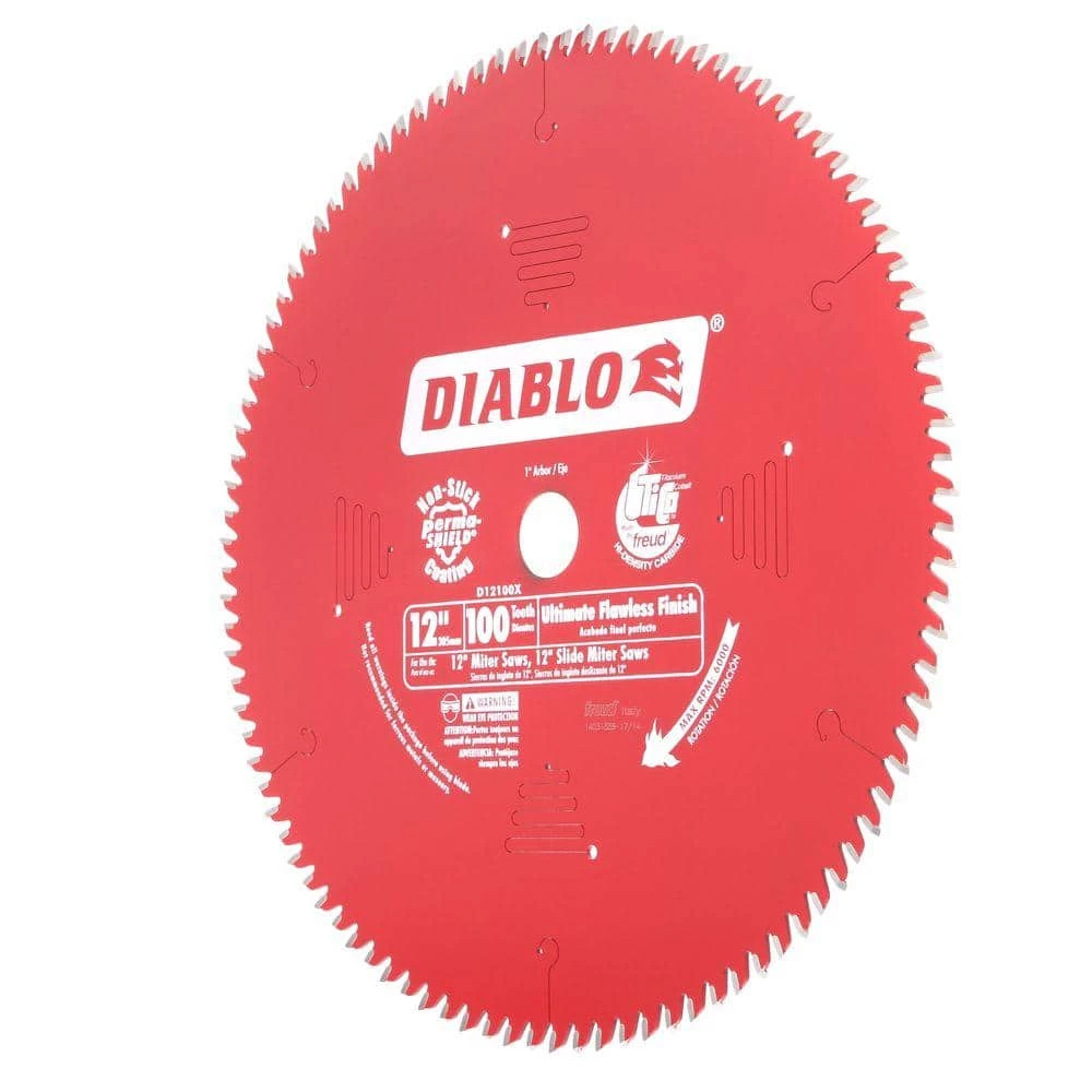 DIABLO 12 in. x 100-Tooth Ultimate Polished Finish Circular Saw Blade (15-Pack) 5 DIABLO 12 in. x 100-Tooth Ultimate Polished Finish Circular Saw Blade (15-Pack) - Image 3