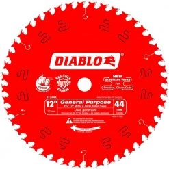 DIABLO 12 in. x 44-Tooth General Purpose Circular Saw Blade -Diablo Shop diablo table saw blades miter saw blades d1244x 1d 1000