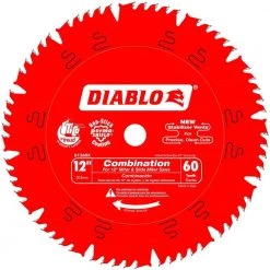 DIABLO 12 in. x 60-Tooth Combination Circular Saw Blade