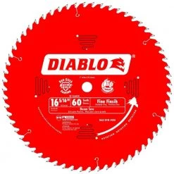 DIABLO 16-5/16 in. x 60-Tooth x 1 in. Arbor Fine Finish Circular Saw Blade for Beam Saws